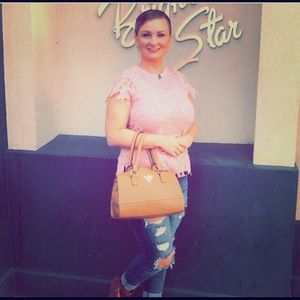 Coral dress shirt. So cute on